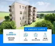 Продается квартира Nyíregyháza, 44m2